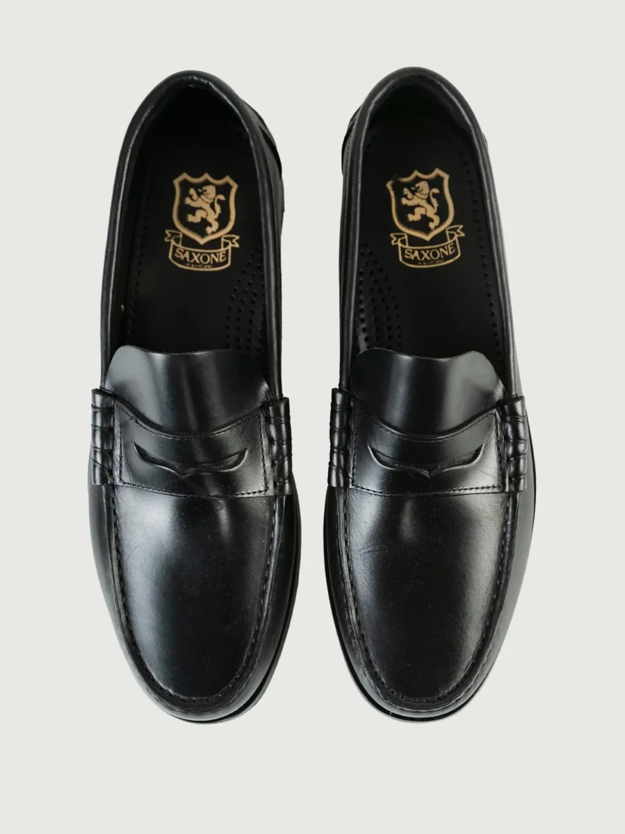 MOCASSINO PENNY IN PELLE NERA - immagine 5