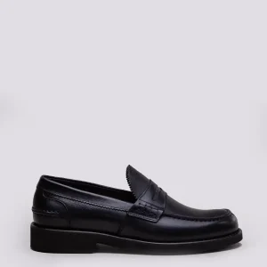 MOCASSINO PENNY LOAFER IN PELLE SPAZZOLATA