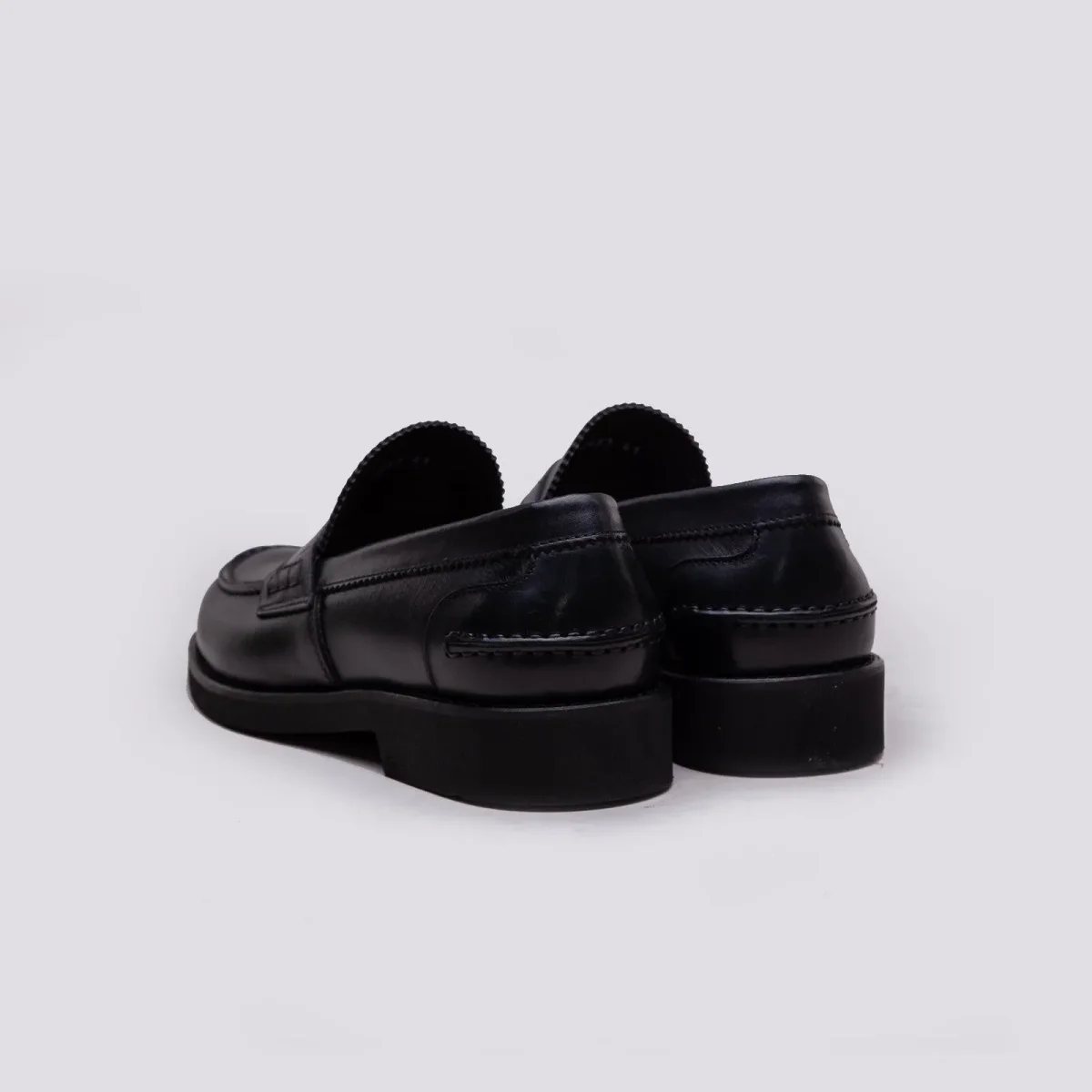 MOCASSINO PENNY LOAFER IN PELLE SPAZZOLATA - immagine 4
