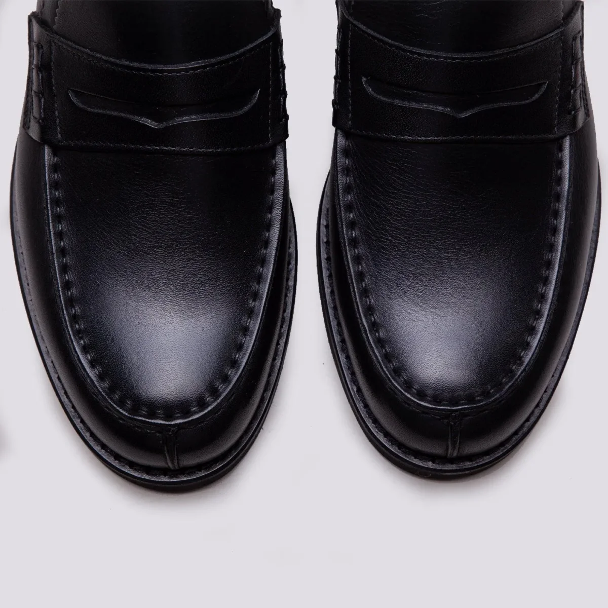 MOCASSINO PENNY LOAFER IN PELLE SPAZZOLATA - immagine 5