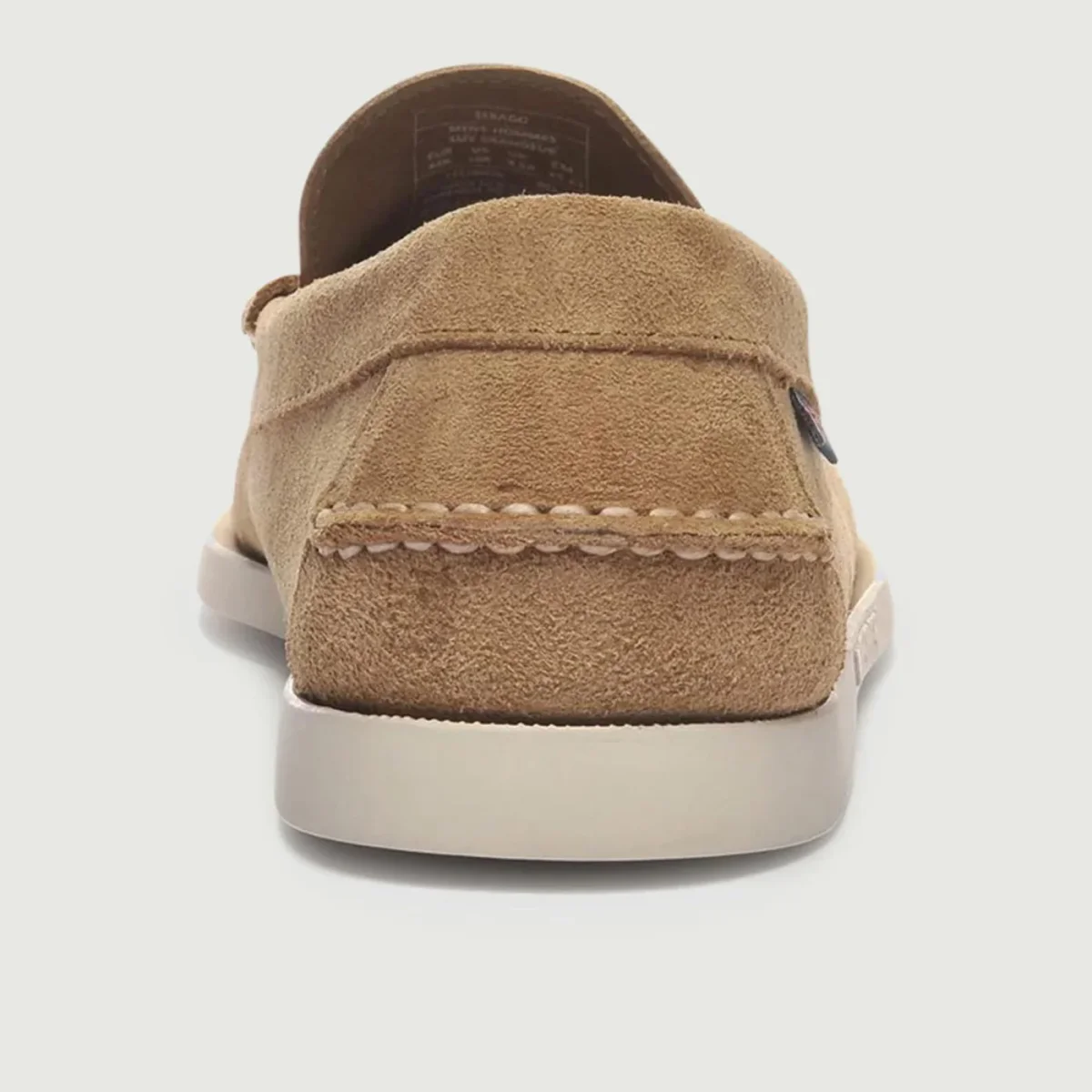 Mocassino da barca Dan in camoscio beige - immagine 4