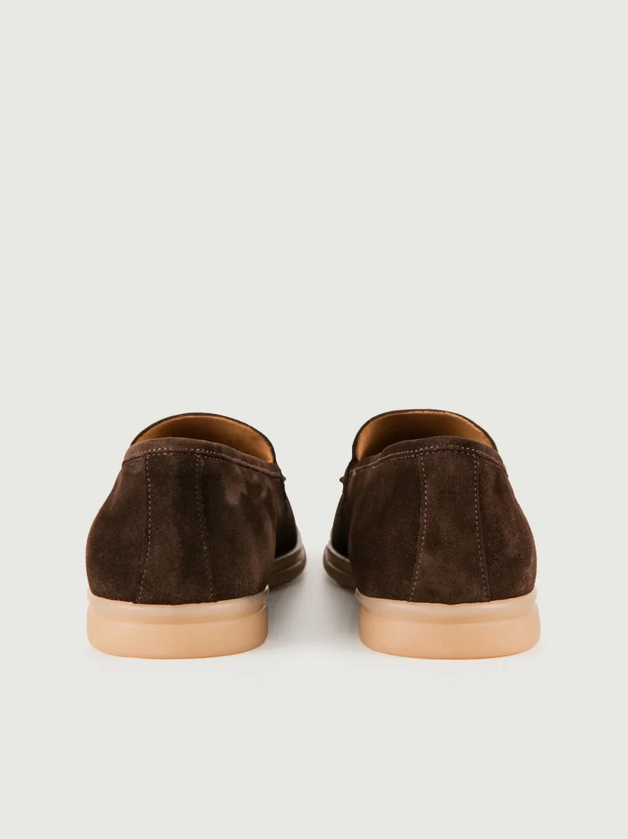 Mocassino scamosciato testa moro - immagine 4