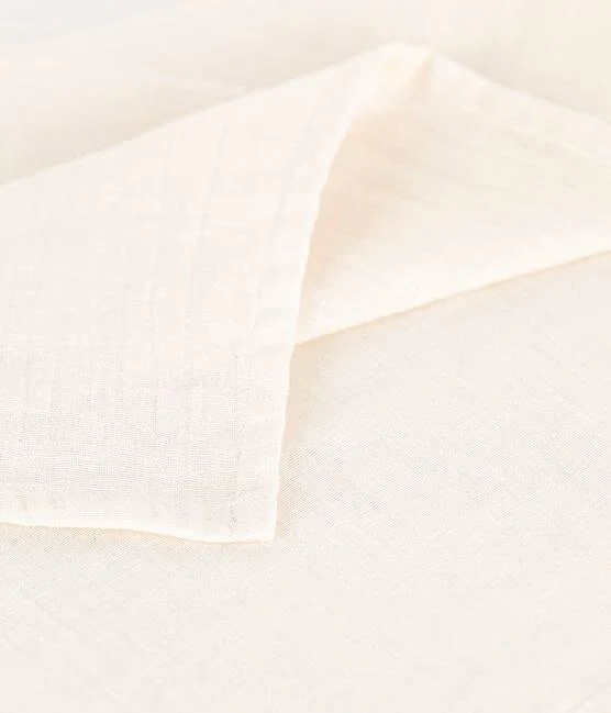 Mussole bianche in garza di cotone - immagine 4