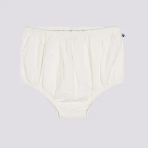 PAGLIACCETTO BIANCO IN TESSUTO ARMATURATO A RASO BEBÈ