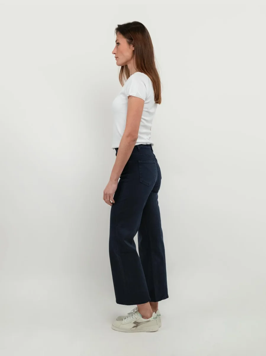 PANTALONE 5 TASCHE A PALAZZO BLU - immagine 4