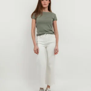 PANTALONE 5 TASCHE A PALAZZO PANNA