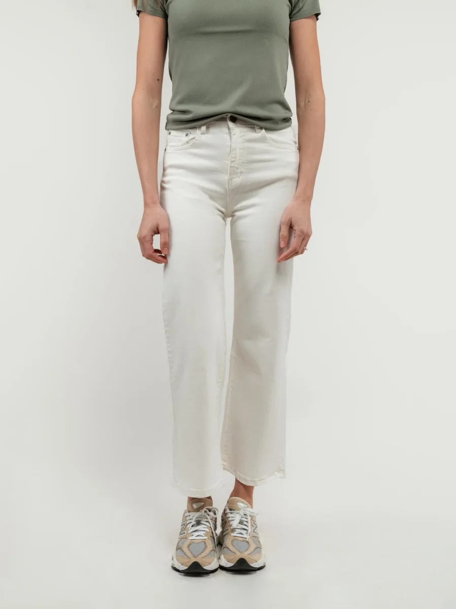 PANTALONE 5 TASCHE A PALAZZO PANNA - immagine 3