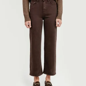 PANTALONE 5 TASCHE A PALAZZO TESTA MORO