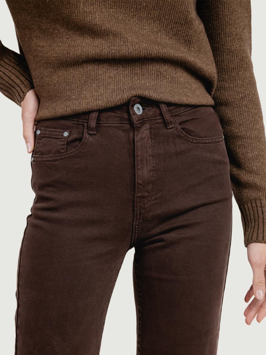 PANTALONE 5 TASCHE A PALAZZO TESTA MORO - immagine 5