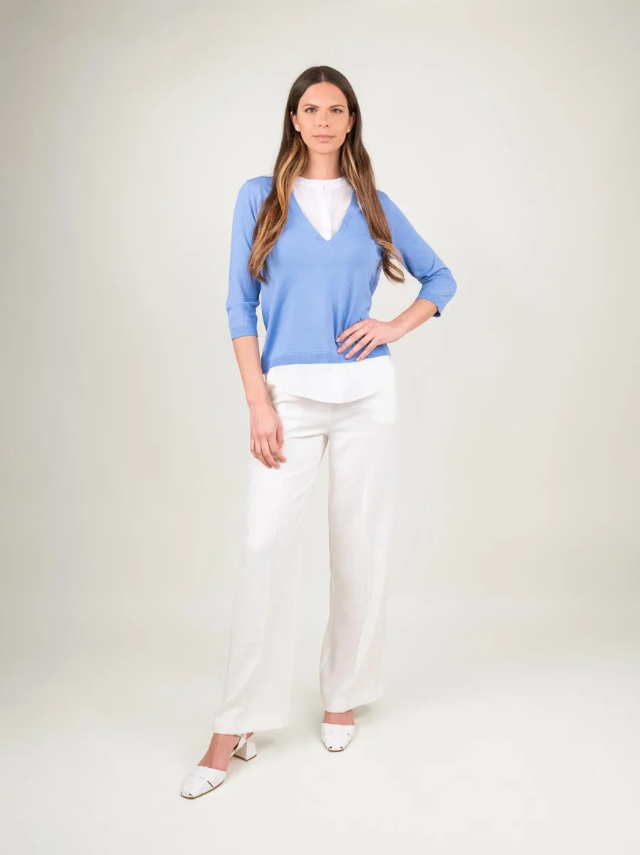 PANTALONE A PALAZZO BIANCO - immagine 5