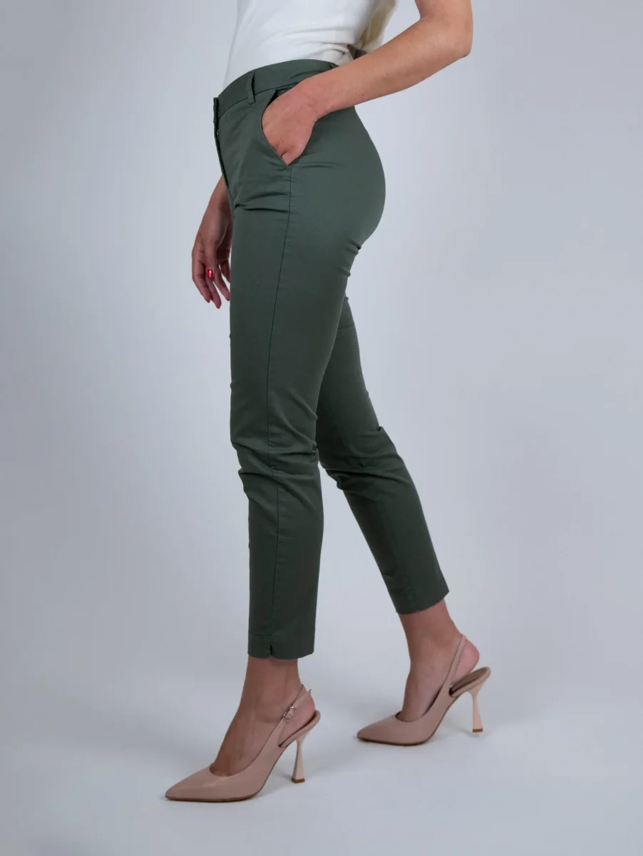 PANTALONE A SIGARETTA IN COTONE - immagine 5