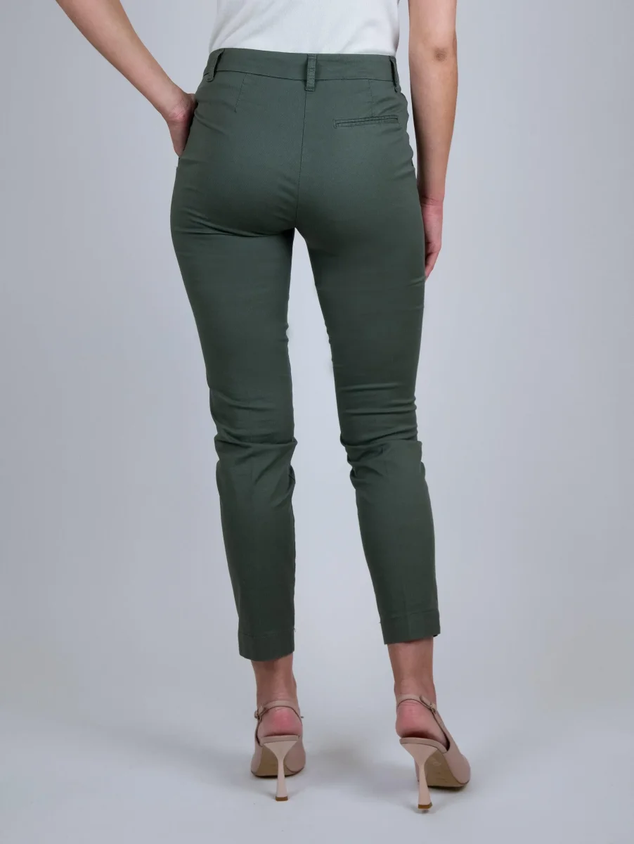 PANTALONE A SIGARETTA IN COTONE - immagine 3