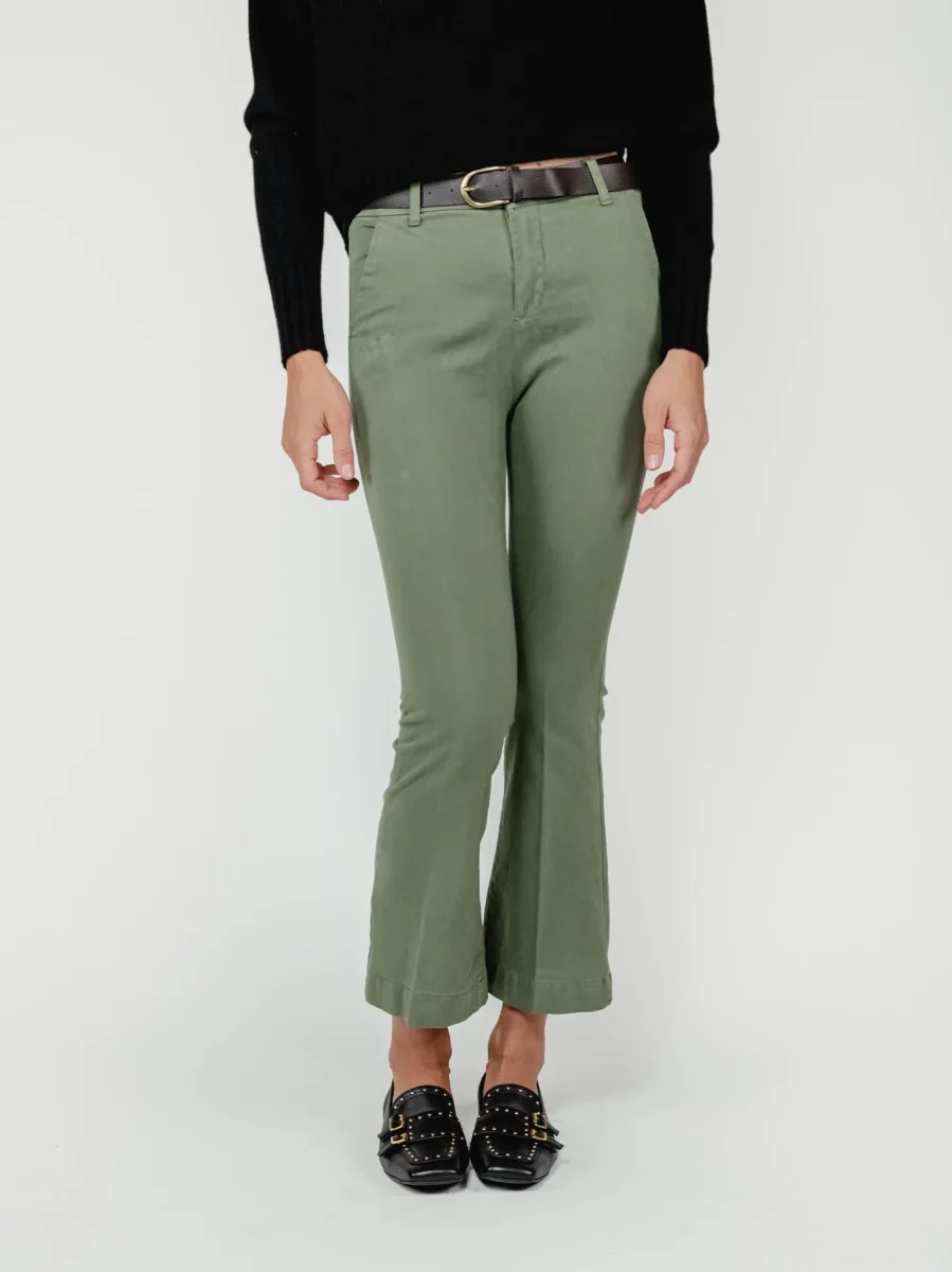 PANTALONE A TROMBETTA SALVIA - immagine 3