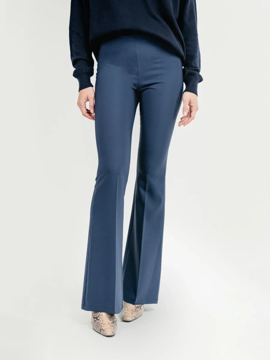 PANTALONE A ZAMPA BLU - immagine 3