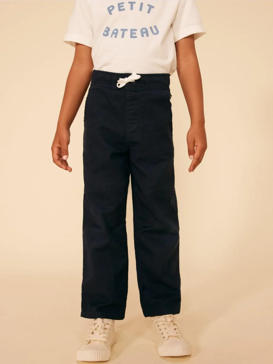 PANTALONE BAMBINO IN TELA DI COTONE