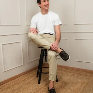 PANTALONE CHINOS IN COTONE BEIGE