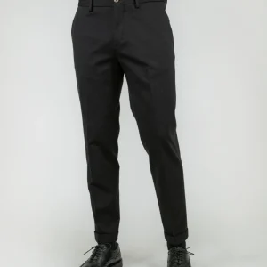 PANTALONE CLASSICO NERO IN JERSEY
