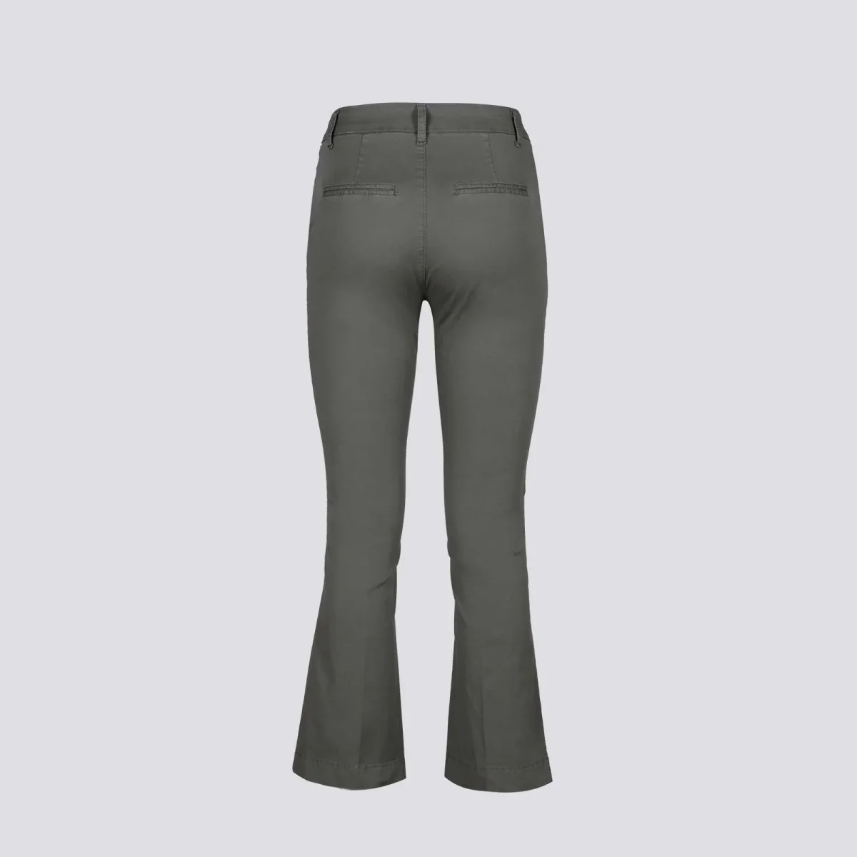 PANTALONE COLOR VERDE A TROMBETTA - immagine 6