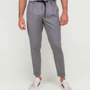 PANTALONE CON COULISSE GRIGIO