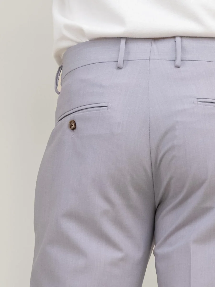 PANTALONE CON PINCES PERLA - immagine 5