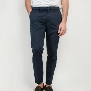 PANTALONE IN COTONE BLU