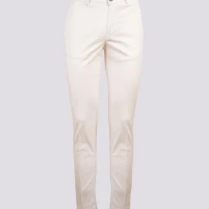 PANTALONE IN COTONE CHINOS BIANCO AVORIO