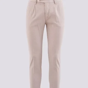 PANTALONE IN COTONE CON PENSE