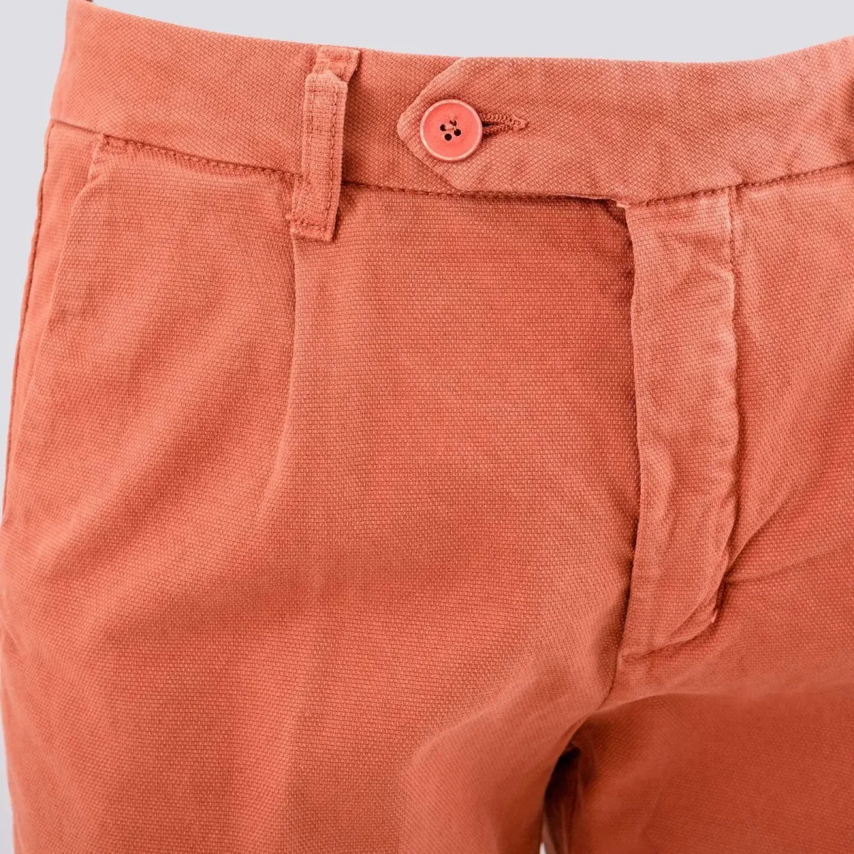 PANTALONE IN COTONE CON PENSE - immagine 3