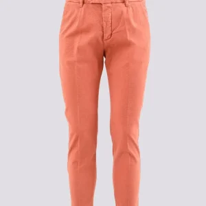 PANTALONE IN COTONE CON PENSE