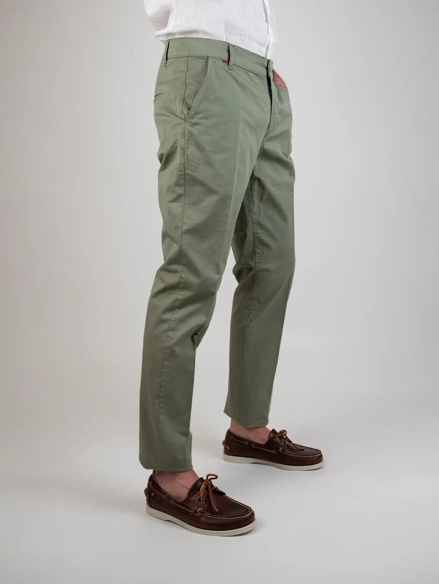 PANTALONE IN COTONE SLIM FIT - immagine 4