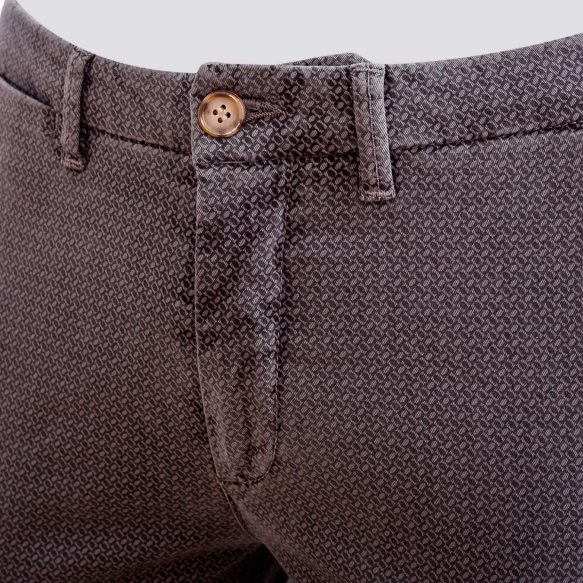 PANTALONE IN FANTASIA CON RISVOLTINO - immagine 3