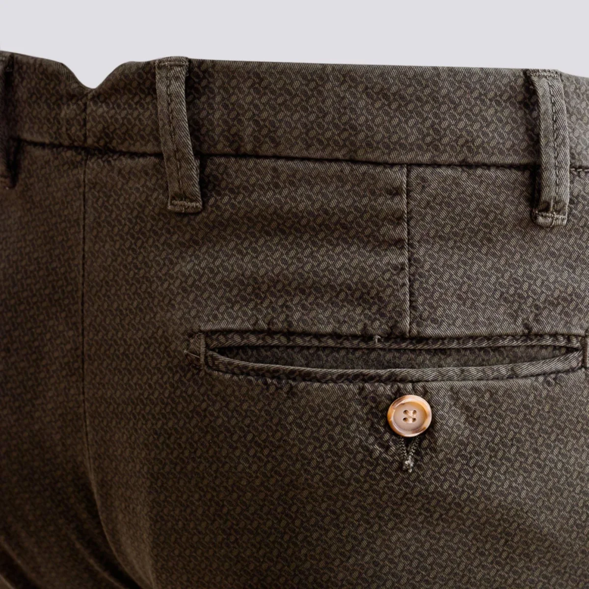 PANTALONE IN FANTASIA CON RISVOLTINO - immagine 5