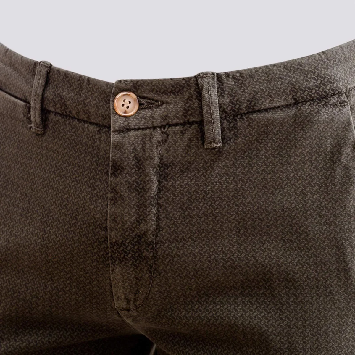 PANTALONE IN FANTASIA CON RISVOLTINO - immagine 3