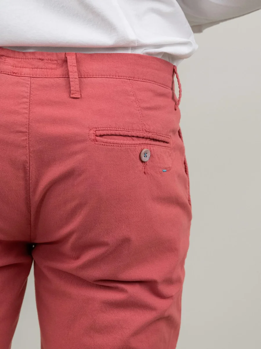 PANTALONE IN MISTO COTONE CORALLO - immagine 6