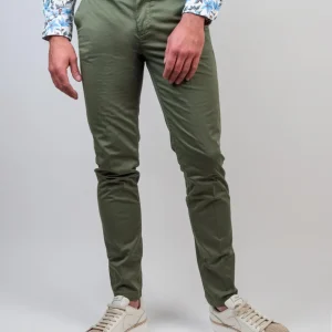 PANTALONE UNIFORM IN COTONE VERDE