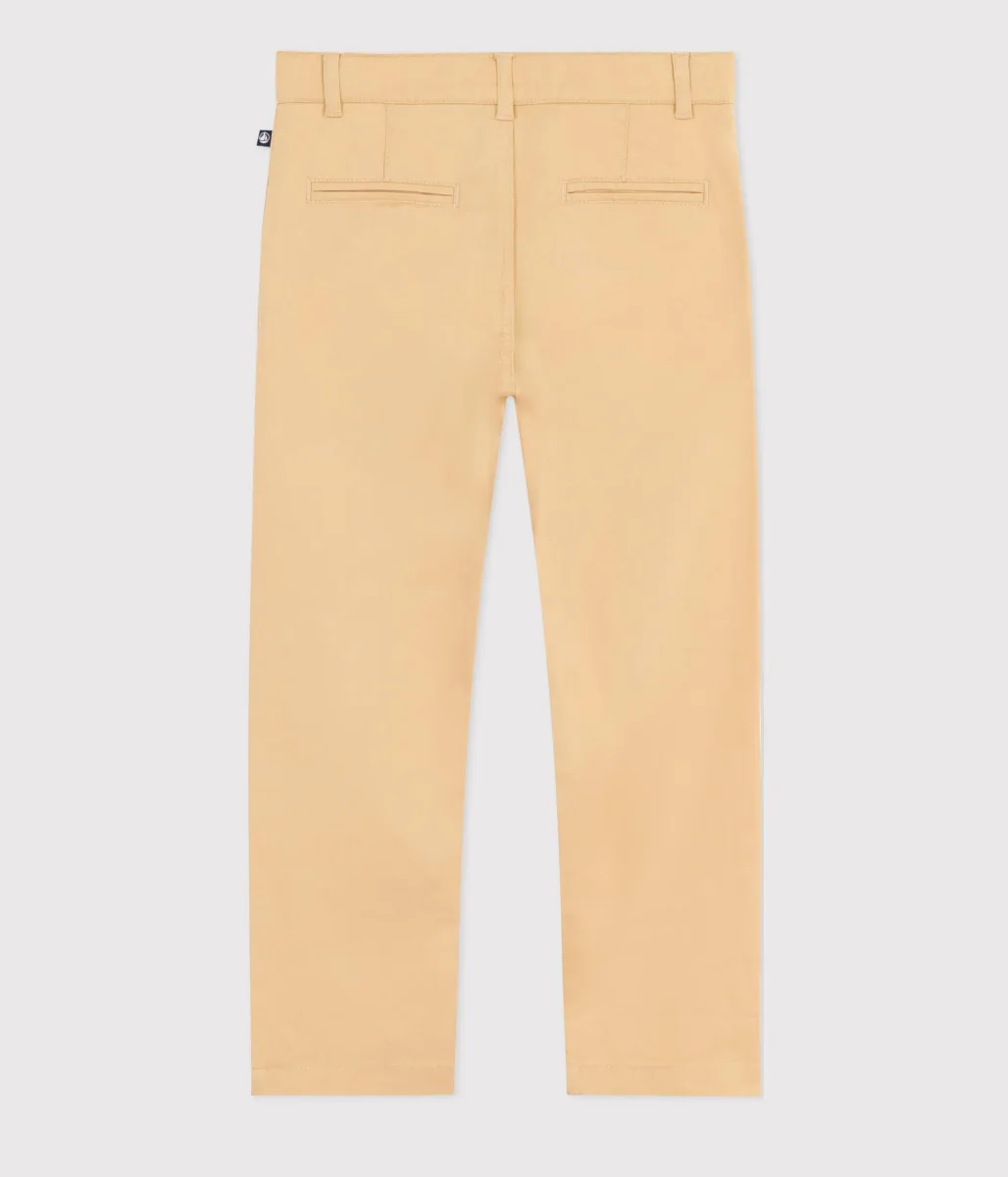 PANTALONI CHINO BEIGE BAMBINO - immagine 4