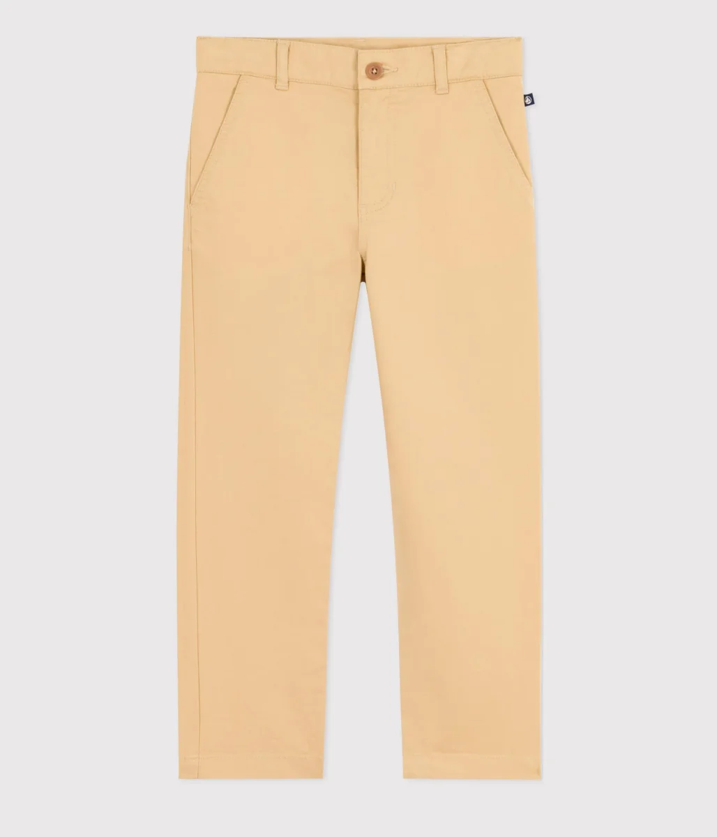 PANTALONI CHINO BEIGE BAMBINO