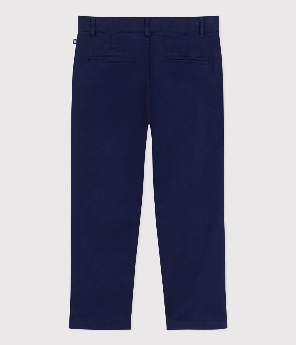 PANTALONI CHINO BLU BAMBINO - immagine 4