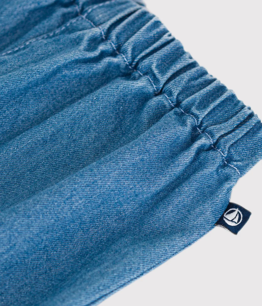 PANTALONI IN DENIM LEGGERO PER BEBÈ - immagine 4