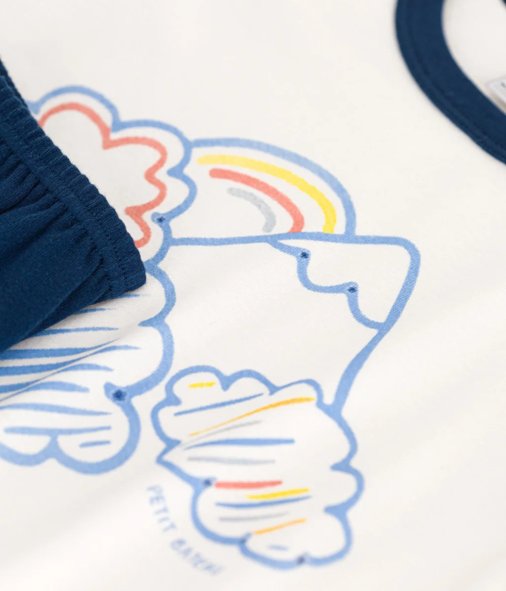 PIGIAMA BAMBINO CORTO MOTIVO PAESAGGIO - immagine 3