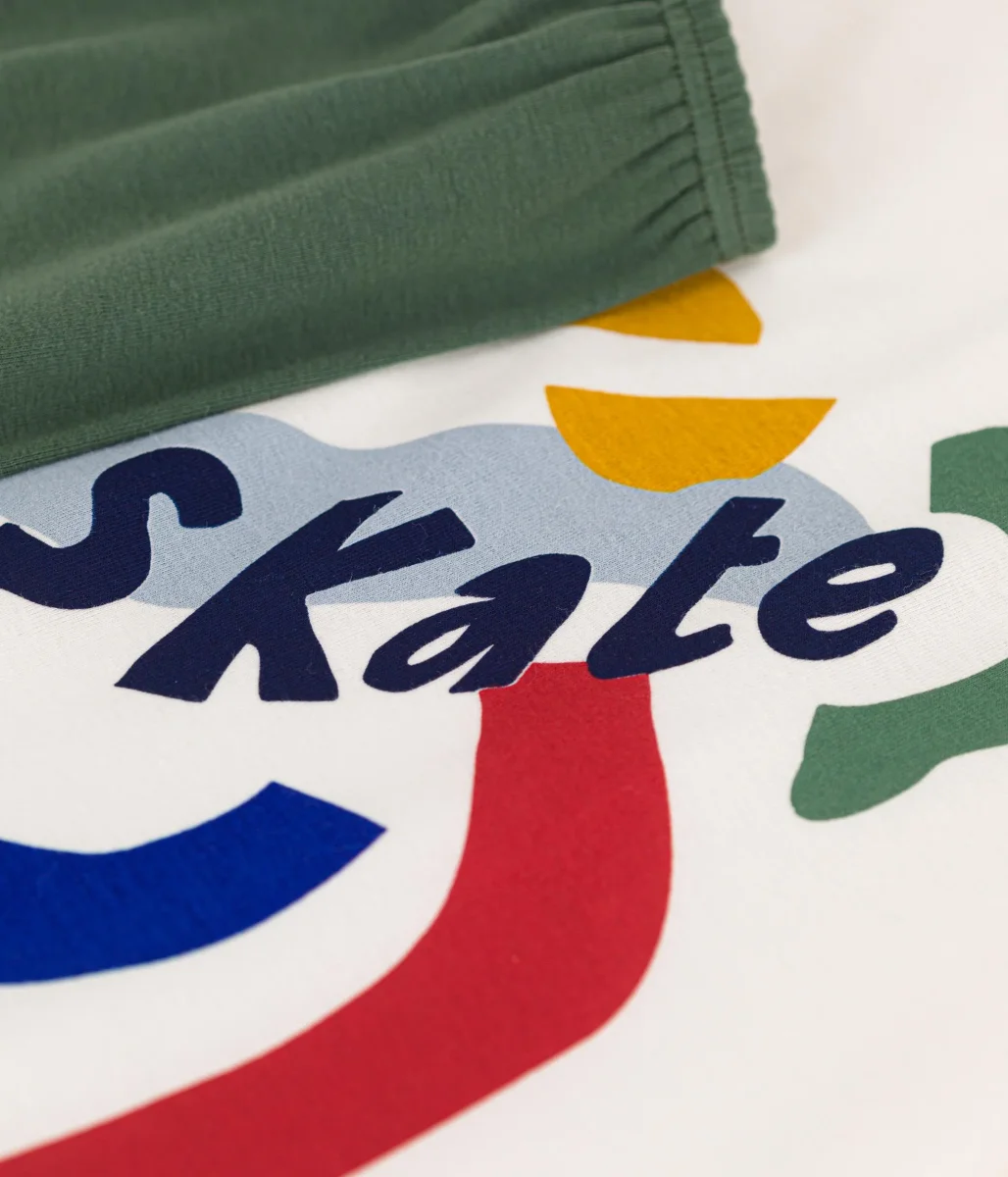 PIGIAMA BAMBINO CORTO TINTA UNITA - immagine 3