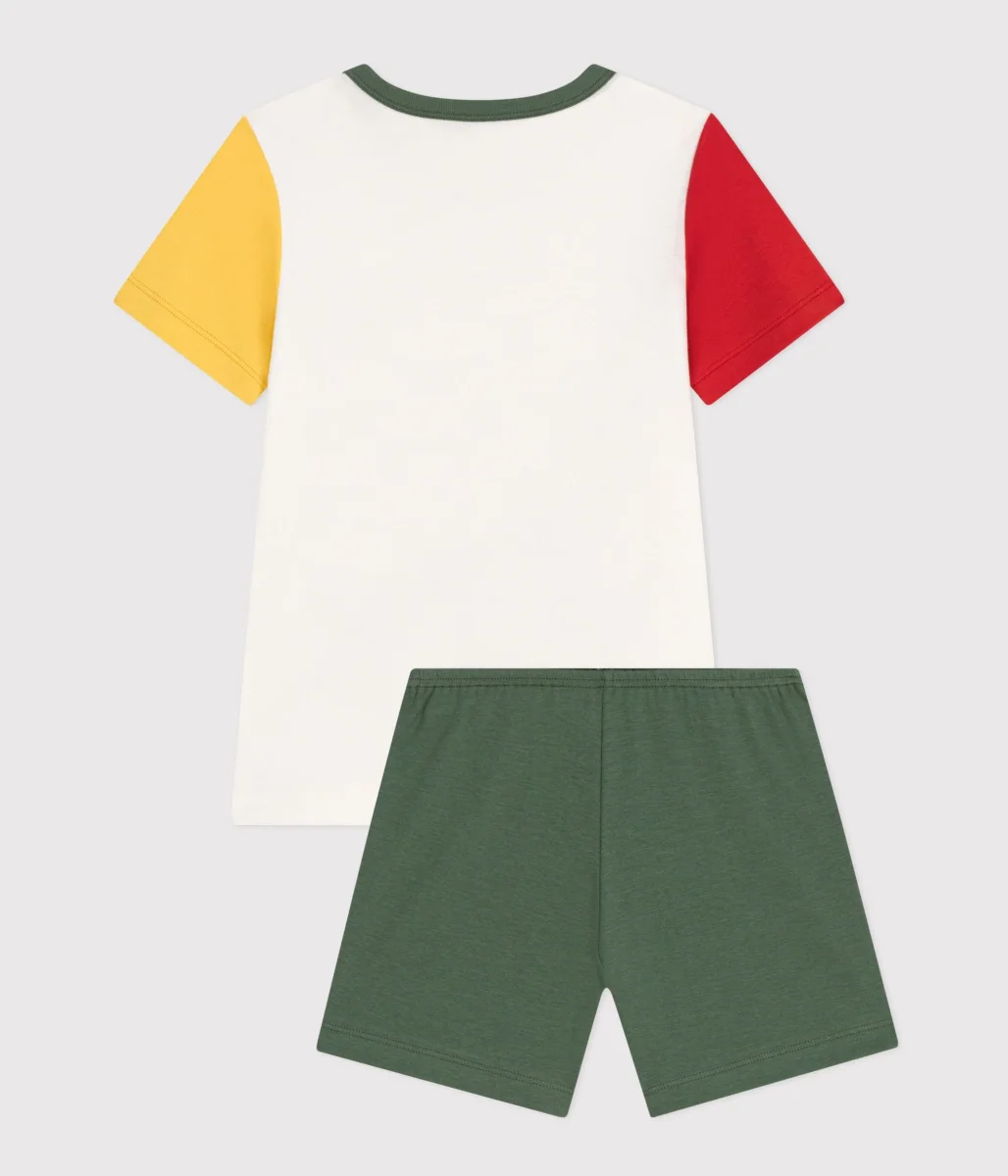 PIGIAMA BAMBINO CORTO TINTA UNITA - immagine 4