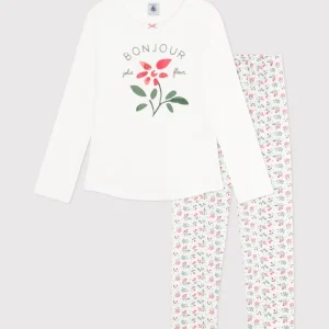 PIGIAMA CON STAMPA A FIORI BAMBINA