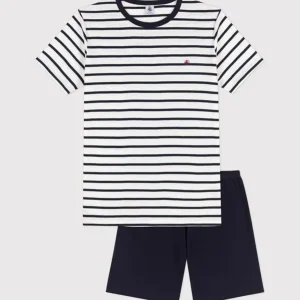 PIGIAMA CORTO A RIGHE MARINIÈRE UNISEX A COSTINE