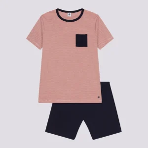 PIGIAMA ROSA SHORT IN COTONE JUNIOR