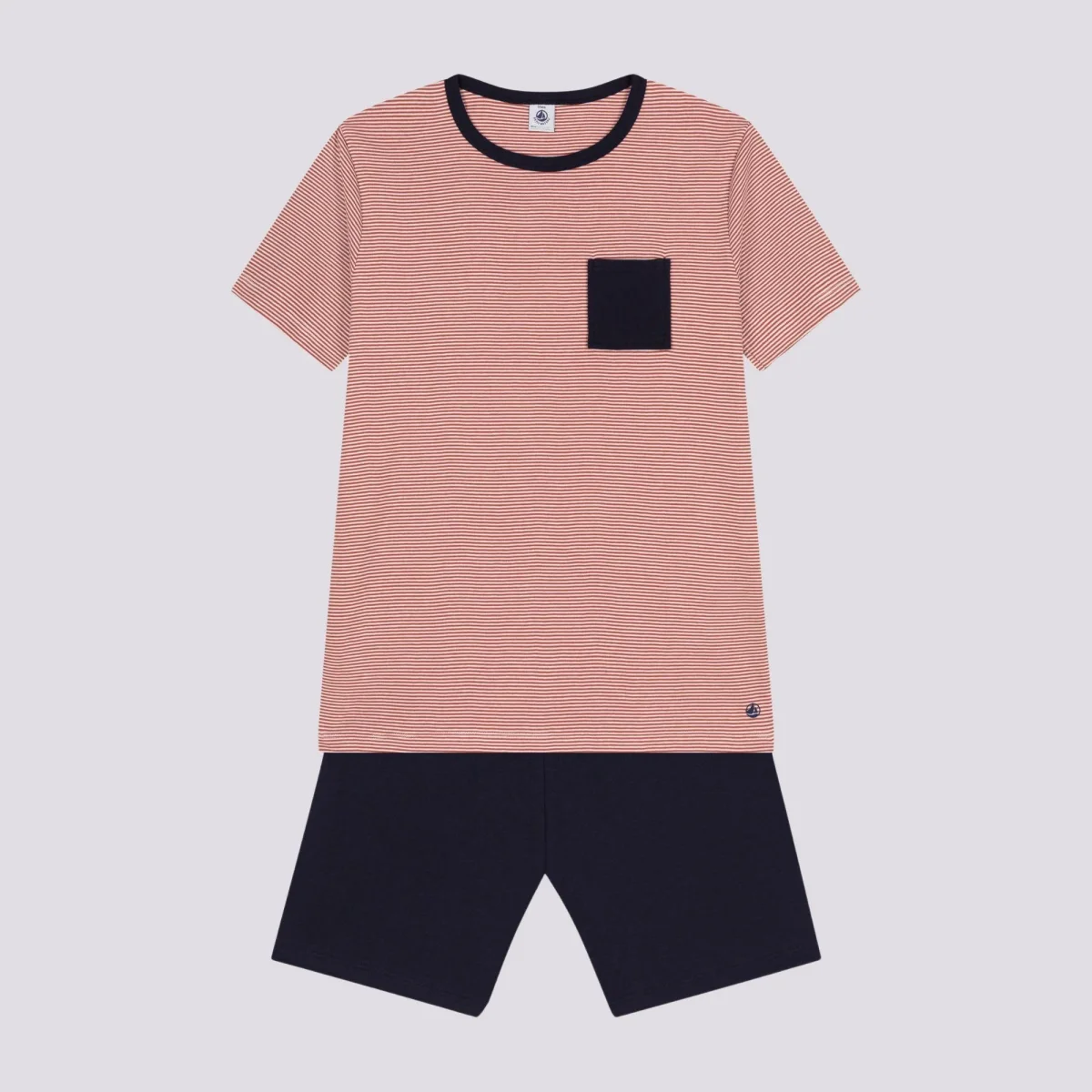 PIGIAMA ROSA SHORT IN COTONE JUNIOR - immagine 5