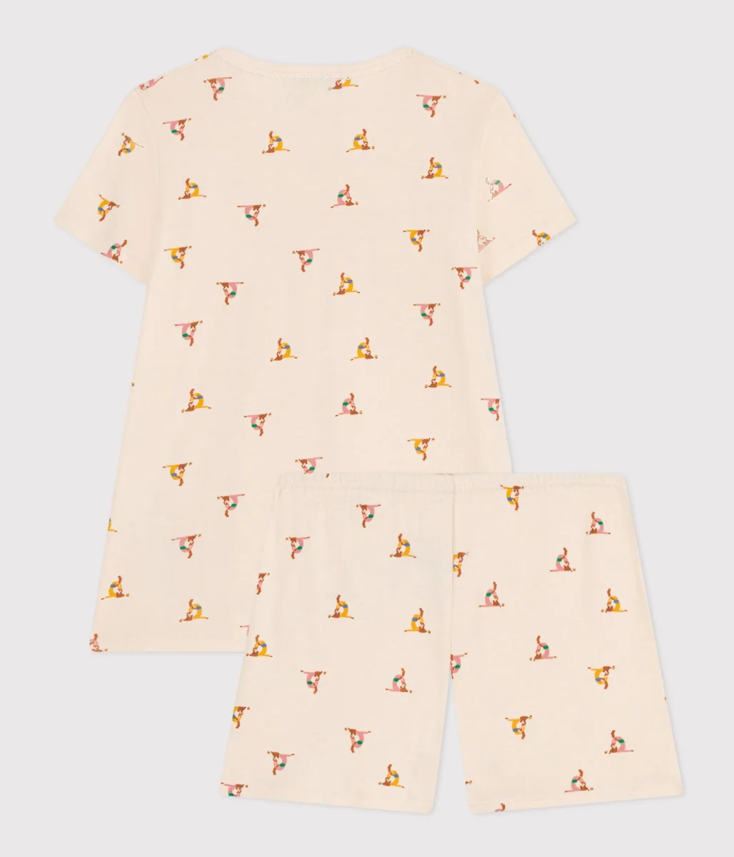 PIGIAMA SHORT FANTASIA ANIMALI IN COTONE - immagine 5