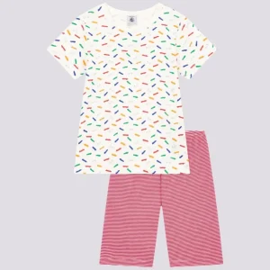 PIGIAMA SHORT IN COTONE MOTIVO SKATEBOARD