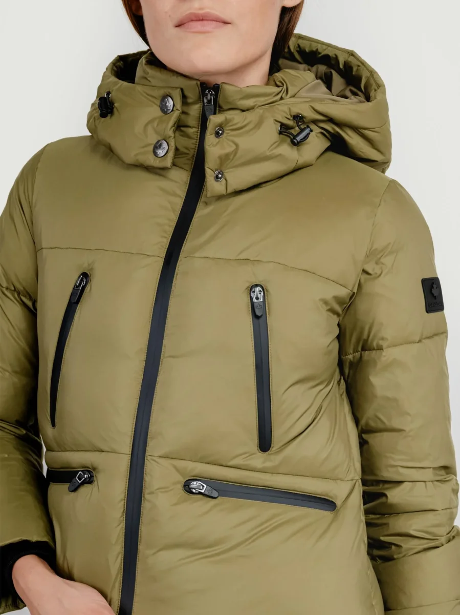 PIUMINO CORTO LA SARRE VERDE MILITARE - immagine 5