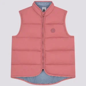 PIUMINO ROSA SENZA MANICHE BAMBINA